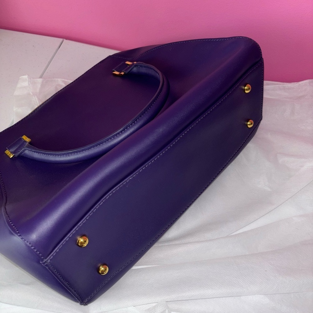 Joy & Iman Purple and Gold Satchel Set - Picture 9 of 16